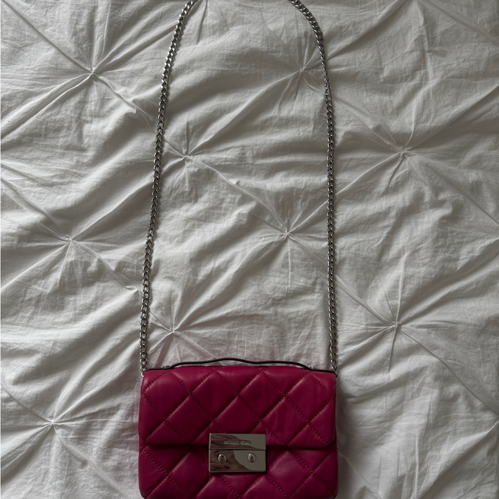 Michael Kors Fuchsia Quilted Bag